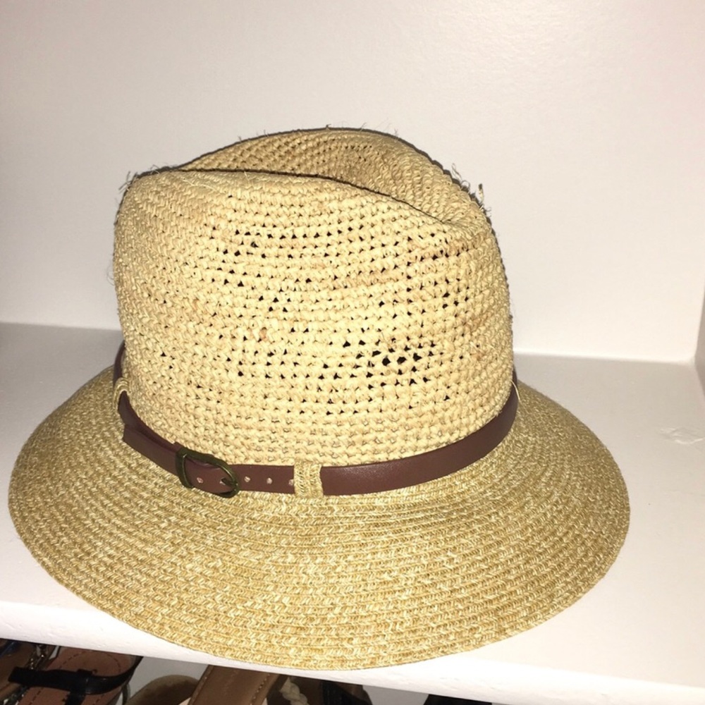 Banana republic straw vacation hat